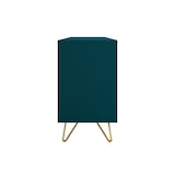thumbnail of SalesFever Sideboard aus MDF | 2 Türen und 3 Schubladen | Beine Metall mit Messinglegierung | B 150 x T 40 x H 70 cm | blau