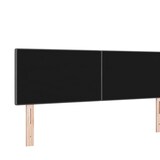 thumbnail of vidaXL LED-Kopfteil mit LED -Streifenleuchten Dunkelgrau 160 cm Stoff