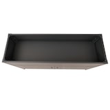 thumbnail of Cama elevada HWC-O85, espaço de arrumação da floreira da cama elevada de metal, metal 47kg 91x161x51cm ~ antracite