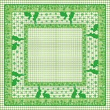 thumbnail of Sovie HORECA Tischdecke Joni-Rabbits in Grün aus Linclass® Airlaid 80 x 80 cm, 20 Stück - Mitteldecke Ostern