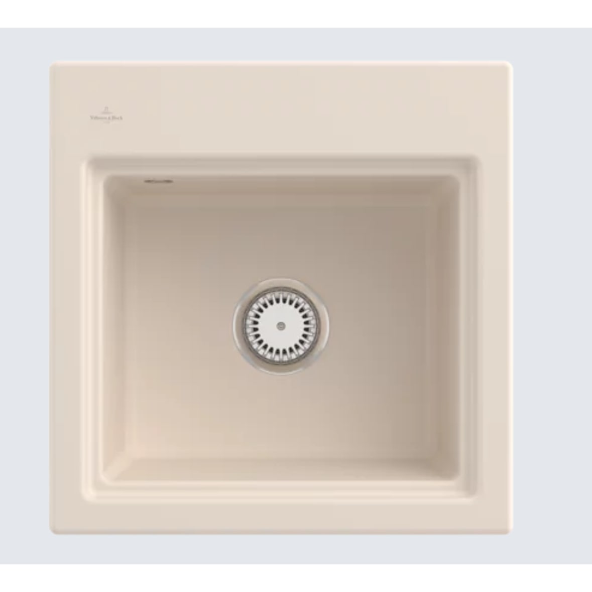 Villeroy&Boch Spülbecken, Küchenspüle Subway Style 50 S Ivory 500x510mm, Unterschrankbeite 50cm