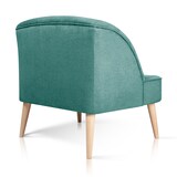 thumbnail of Butaca Bahía SUEÑOSZZZ Butaca Nórdica Tapizada En Tela Turquesa