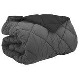 thumbnail of vidaXL Winterbettdecke Schwarz und Anthrazit 240 x 200 cm Mikrofaser