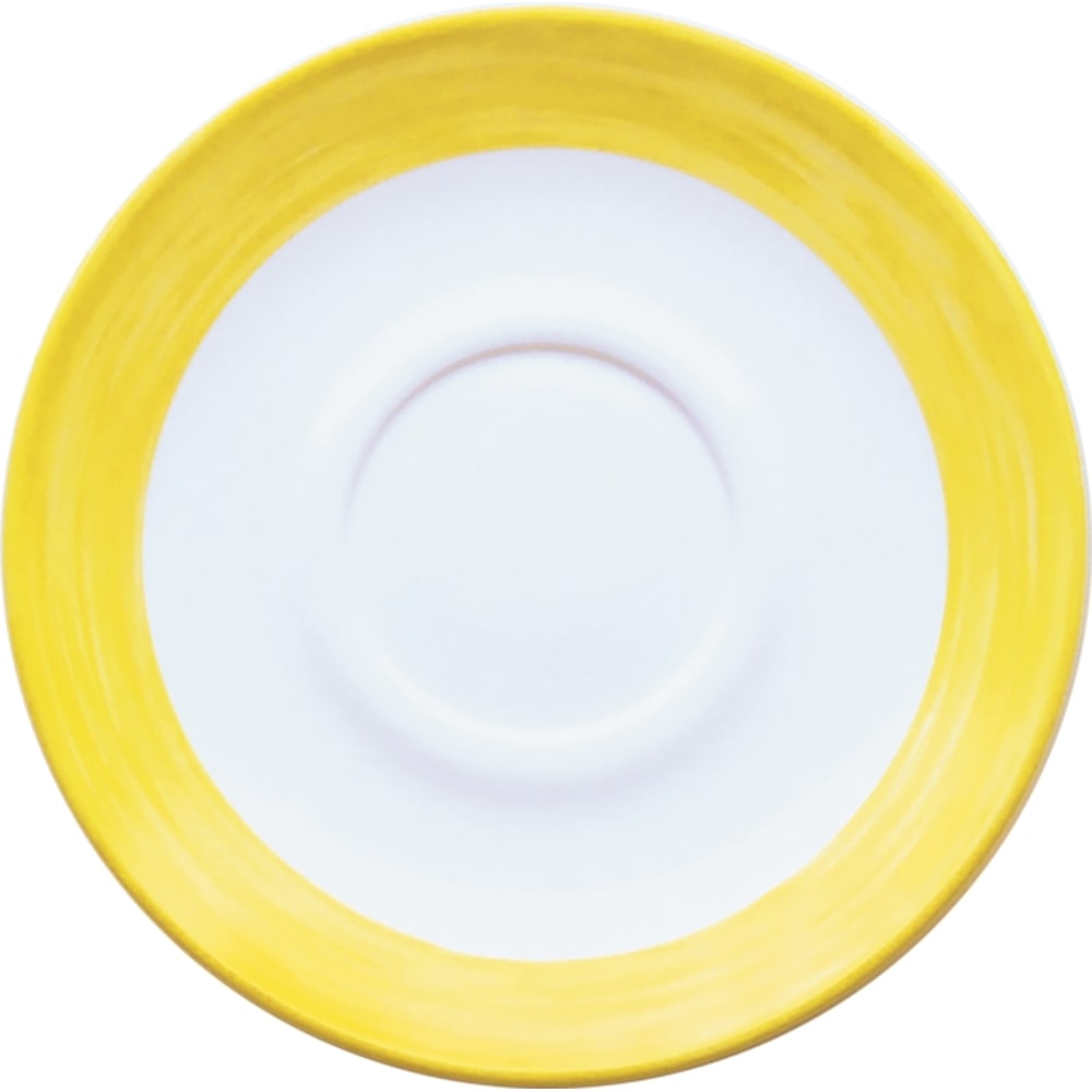 ARCOROC Brush Yellow Untertasse 14cm * 6er