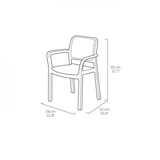 thumbnail of Allibert by KETER - Bella - lot de 6 fauteuils de jardin - en résine aspect rotin tressé - gris graphite ALLIBERT by KETER