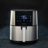 thumbnail of Gastronoma 18290007 - Airfryer mit einer Fassungsvermögen von 8 Litern, inklusive Airfryer Zubehör - Edelstahl/Schwarz