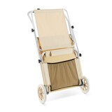 thumbnail of CASARIA® Sonnenliege Klappbar mit Dach Aluminium Liegestuhl mit Rollen Kissen Strandliege Beige