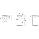 thumbnail of Laufen Handwaschbecken VAL 400x425mm mit