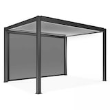thumbnail of Pérgola bioclimática autoportante, motorizada e iluminada, 3x4m y 1 toldo
