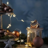 thumbnail of LED Lichterkette Sterne 20 LED Dekolichterkette Draht Weihnachtsdeko weiß