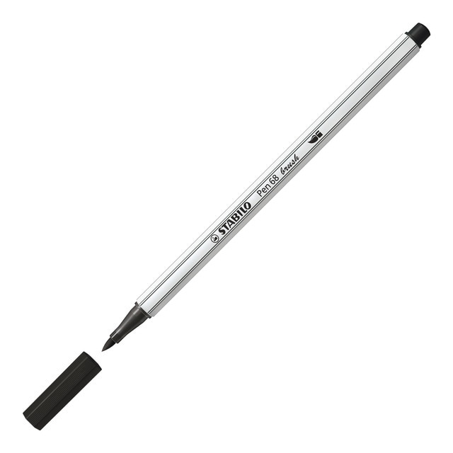 STABILO feutre pinceau Pen 68 brush noir