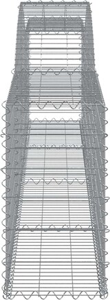 thumbnail of vidaXL Gabionen mit Hochbogen 4 Stk. 400x30x60/80 cm Verzinktes Eisen