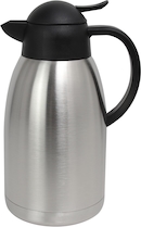 Quid Xylon Récipient Isotherme Café INOX 1,9 L - Double Paroi Avec Bouton Doseur