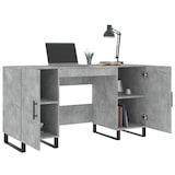 thumbnail of vidaXL Schreibtisch Betongrau 140x50x75 cm Holzwerkstoff