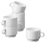 thumbnail of METRO Professional Caneca de café Caterer, porcelana, 100 ml, branco, 6 unidades