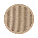 thumbnail of Tapis extérieur rond - 80cm - naturel - 100% polypropylène résistant aux UV - 1400 gr/m²KAFÉ