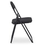thumbnail of Klappstuhl 2er-Set, klappbarer Gästestuhl, gepolstert, leicht und bequem, Belastbarkeit 100 kg, Schwarz/Schwarz, Raburg Paul
