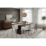 thumbnail of SIT Möbel eettafel 200 x 100 cm | cilindervormige poten | massief mangohout, bruin | B 200 x D 100 x H 76 cm