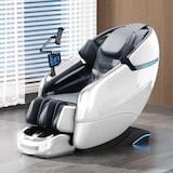 thumbnail of Luxus 4D Ganzkörper Massagesessel mit intelligenter SL-Schiene, Wärmetherapie, Bluetooth & Tiefenmassage Weiß L155xB76xH116cm /GH-G6Bai/
