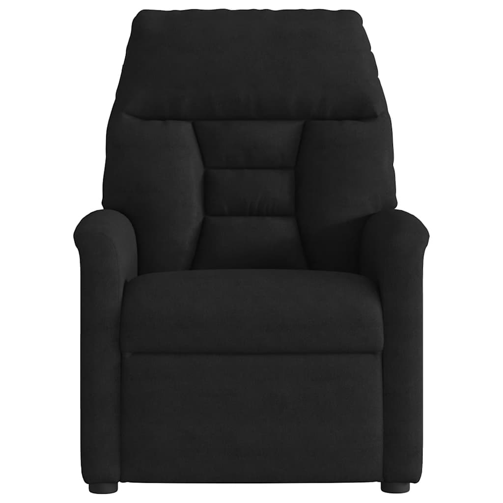 vidaXL Massagesessel Schwarz Mikrofasergewebe