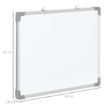 thumbnail of HOMCOM Pizarra Magnética con Marco de Aleación Aluminio 60x45 cm Borrado en Seco