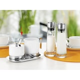 thumbnail of 5-teiliges Zucker- und Sahneset ADAM, aus weißem Porzellan und Edelstahl