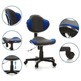 thumbnail of Kinderschreibtischstuhl / Kinderstuhl KIDDY GTI-2 Stoff grau / blau hjh OFFICE