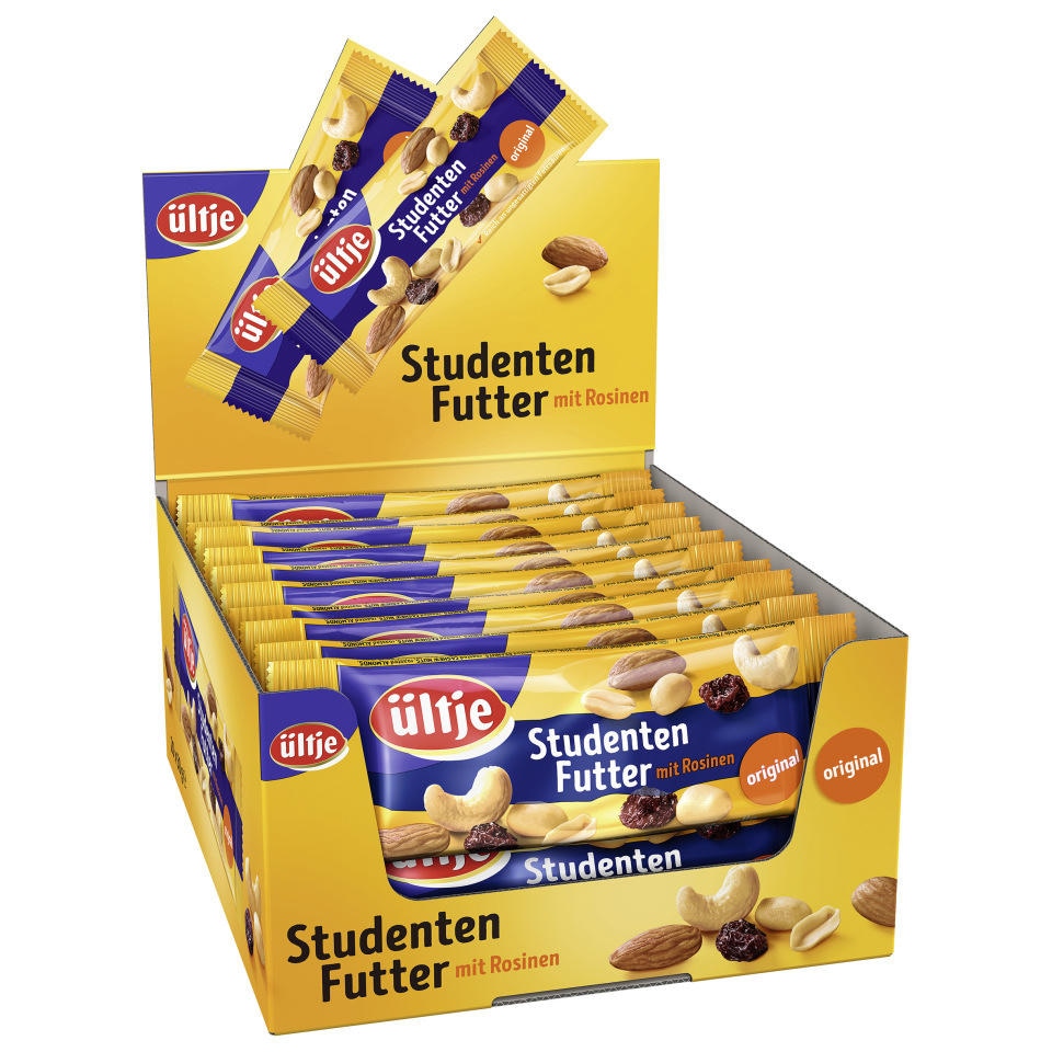 Ültje Studentenfutter Original mit Rosinen 20 x 50g (1kg)