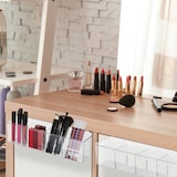 thumbnail of Relaxdays Schranktür Organizer, 2er Set, Einhängekorb für Küche & Bad, HxBxT: 10 x 38 x 12,5 cm, Kunststoff, transparent