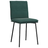thumbnail of Chaises à manger lot de 4 Vert foncé Velours Modèle Unique Chic