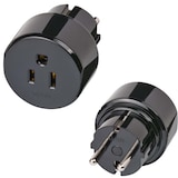 thumbnail of Adattatore Da Viaggio Presa Elettrica Spina Us Americana 3 Pin A Schuko 2 Pin