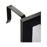 thumbnail of Espelho de parede de metal (120 x 30 x 1 cm) Moldura preta