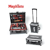 thumbnail of Mephisto Premium XXL Werkzeugkoffer / Werkzeugtrolley 131-teilig mit Chrom- Vanadium Werkzeug mit Bitaufsatzadpter, Elektrikerschraubendreher uvm.