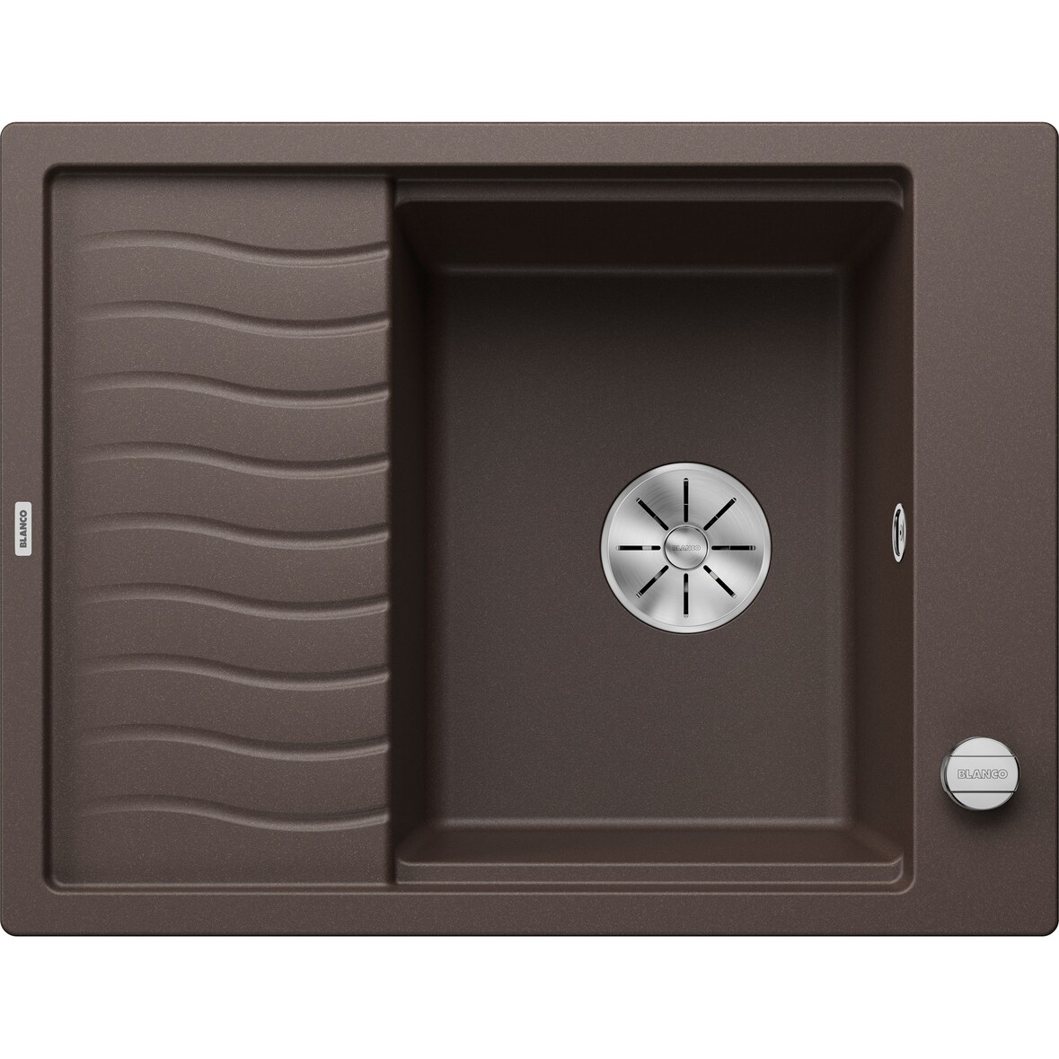 BLANCO ELON 45 S Einbauspüle / SILGRANIT / Cafe / Reversibel / Excenter -