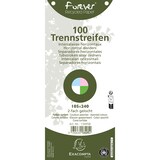 thumbnail of Exacompta - Réf. 13495B - Carton de 12 Paquets de 100 fiches intercalaires horizontales unies perforées Forever sous film 105 x 240 mm assorties