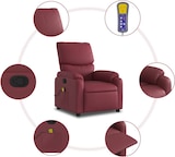 thumbnail of vidaXL Massagesessel Weinrot Kunstleder