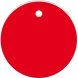 thumbnail of Werkzeugmarken ohne Gravur, Alu, eloxiert, Rot, Ø 30 mm, 25 Stück/VE