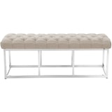 thumbnail of Banc Amun E en tissu Crème/120 cm