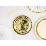 thumbnail of 6 kleine Teller Gold Folie