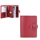 thumbnail of Ruitertassen Terminplaner A5 (20x24cm) Leder rot Terminkalender mit Systemeinlage und Kalender 1 Woche auf 2 Seiten