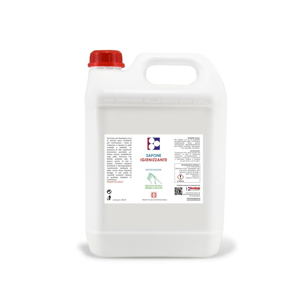 Sapone Igienizzante Mani 5 LT - Prodotto Professionale - HACCP
