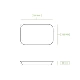 thumbnail of greenbox - Pappschalen 18 x 13 x 3 cm, braun, rechteckig, 500 St.