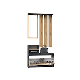 thumbnail of TOPESHOP Garderoben-Set Traumgarderobe: Kleiderschrank, Garderobenständer & Spiegel