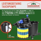 thumbnail of Gardebruk Druckteichfilter 6000 L/h - 11 Watt UVC Filter inkl. Pumpe