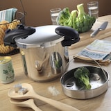 thumbnail of Kitchen Move Autocuiseur à baïonnette ILLICO 22cm 6L Acier inoxydable Argent