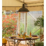 thumbnail of Stufa da patio Sunred Indus II Bright sospesa nera 2100 Watt