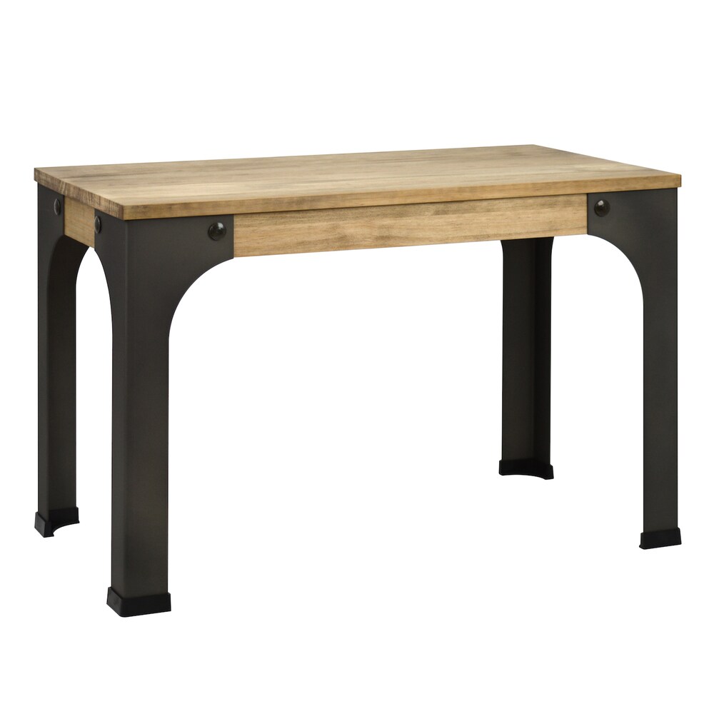 Banco Bristol 70x40x46cm en madera maciza de pino acabado vintage estilo industrial