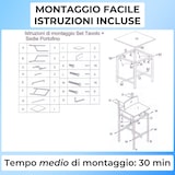 thumbnail of Set de Mesa con 4 Sillas de Bar Mod. PORTOFINO de Yelloo