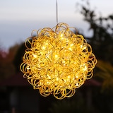 thumbnail of LED 3D Drahtkugel SPHERE Leuchtkugel Ball 30cm 50LED Aluminium Draht für Außen