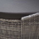 thumbnail of vidaXL Outdoor-Sonneninsel mit Dach Poly Rattan Grau